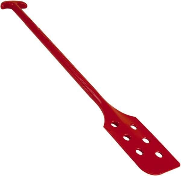 Remco - Red Polypropylene Mixing Paddle with Holes - 40" Overall Length - Eagle Tool & Supply