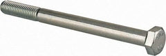 Value Collection - M12x1.75mm Metric Coarse, 140mm Length Under Head Hex Head Cap Screw - Partially Threaded, Grade 8.8 Steel, Zinc-Plated Finish, 19mm Hex - Eagle Tool & Supply