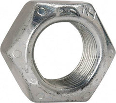 Value Collection - 3/4-16 UNF Grade C Hex Lock Nut with Distorted Thread - 1-1/8" Width Across Flats, Cadmium Clear-Plated Finish - Eagle Tool & Supply