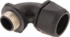 Murrplastik - 3/4" Trade, Nylon Compression Angled Liquidtight Conduit Connector - Noninsulated - Eagle Tool & Supply