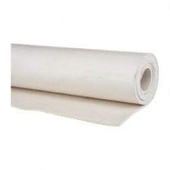 Made in USA - 36" Wide, 1/16" Thick, Buna-N Rubber Foam Sheet - 50 to 60 Durometer, White, -20 to 180°F, 1,000 to 1,200 psi Tensile Strength, Cut-to-Length - Eagle Tool & Supply