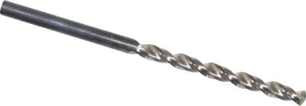 Guhring - #29 130° High Speed Steel Jobber Drill - Bright Finish, Right Hand Cut, Parabolic Flute, Straight Shank, 2-3/4" OAL, Standard Point - Eagle Tool & Supply