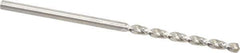 Guhring - #47 130° High Speed Steel Jobber Drill - Bright Finish, Right Hand Cut, Parabolic Flute, Straight Shank, 1-15/16" OAL, Standard Point - Eagle Tool & Supply