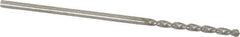 Guhring - #56 130° High Speed Steel Jobber Drill - Bright Finish, Right Hand Cut, Parabolic Flute, Straight Shank, 1-7/16" OAL, Standard Point - Eagle Tool & Supply