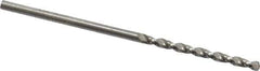 Guhring - 1/16" 130° High Speed Steel Jobber Drill - Bright Finish, Right Hand Cut, Parabolic Flute, Straight Shank, 1-11/16" OAL, Standard Point - Eagle Tool & Supply