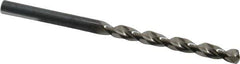 Guhring - 3/16" 130° High Speed Steel Jobber Drill - Bright Finish, Right Hand Cut, Parabolic Flute, Straight Shank, 3-3/8" OAL, Standard Point - Eagle Tool & Supply