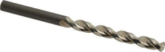 Guhring - Letter K 130° High Speed Steel Jobber Drill - Bright Finish, Right Hand Cut, Parabolic Flute, Straight Shank, 4-9/32" OAL, Standard Point - Eagle Tool & Supply