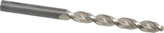 Guhring - 21/64" 130° High Speed Steel Jobber Drill - Bright Finish, Right Hand Cut, Parabolic Flute, Straight Shank, 4-19/32" OAL, Standard Point - Eagle Tool & Supply