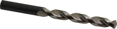 Guhring - 17/32" 130° High Speed Steel Jobber Drill - Bright Finish, Right Hand Cut, Parabolic Flute, Straight Shank, 6-5/16" OAL, Standard Point - Eagle Tool & Supply