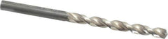 Guhring - Letter B 130° High Speed Steel Jobber Drill - Bright Finish, Right Hand Cut, Parabolic Flute, Straight Shank, 3-31/32" OAL, Standard Point - Eagle Tool & Supply
