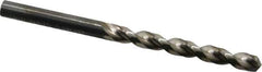 Guhring - Letter G 130° High Speed Steel Jobber Drill - Bright Finish, Right Hand Cut, Parabolic Flute, Straight Shank, 3-31/32" OAL, Standard Point - Eagle Tool & Supply