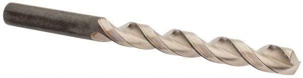 Guhring - Letter Y 130° High Speed Steel Jobber Drill - Bright Finish, Right Hand Cut, Parabolic Flute, Straight Shank, 5-1/4" OAL, Standard Point - Eagle Tool & Supply
