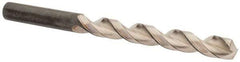 Guhring - Letter Y 130° High Speed Steel Jobber Drill - Bright Finish, Right Hand Cut, Parabolic Flute, Straight Shank, 5-1/4" OAL, Standard Point - Eagle Tool & Supply