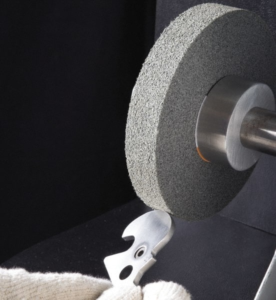 Standard Abrasives - 8" Diam, 3" Center Hole, Fine Grade, Silicon Carbide Deburring Wheel - Eagle Tool & Supply