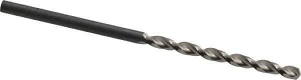 Guhring - 2.4mm 130° High Speed Steel Jobber Drill - Bright Finish, Right Hand Cut, Parabolic Flute, Straight Shank, 2-1/4" OAL, Standard Point - Eagle Tool & Supply