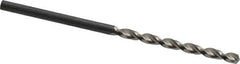 Guhring - 2.4mm 130° High Speed Steel Jobber Drill - Bright Finish, Right Hand Cut, Parabolic Flute, Straight Shank, 2-1/4" OAL, Standard Point - Eagle Tool & Supply