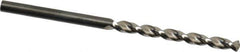 Guhring - 3.25mm 130° High Speed Steel Jobber Drill - Bright Finish, Right Hand Cut, Parabolic Flute, Straight Shank, 2-9/16" OAL, Standard Point - Eagle Tool & Supply