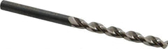 Guhring - 4.6mm 130° High Speed Steel Jobber Drill - Bright Finish, Right Hand Cut, Parabolic Flute, Straight Shank, 3-5/32" OAL, Standard Point - Eagle Tool & Supply