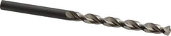 Guhring - 5mm 130° High Speed Steel Jobber Drill - Bright Finish, Right Hand Cut, Parabolic Flute, Straight Shank, 3-25/64" OAL, Standard Point - Eagle Tool & Supply