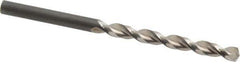 Guhring - 5.5mm 130° High Speed Steel Jobber Drill - Bright Finish, Right Hand Cut, Parabolic Flute, Straight Shank, 93mm OAL, Standard Point - Eagle Tool & Supply