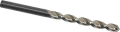 Guhring - 5.9mm 130° High Speed Steel Jobber Drill - Bright Finish, Right Hand Cut, Parabolic Flute, Straight Shank, 93mm OAL, Standard Point - Eagle Tool & Supply