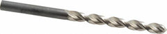Guhring - 6mm 130° High Speed Steel Jobber Drill - Bright Finish, Right Hand Cut, Parabolic Flute, Straight Shank, 93mm OAL, Standard Point - Eagle Tool & Supply