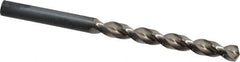 Guhring - 6.7mm 130° High Speed Steel Jobber Drill - Bright Finish, Right Hand Cut, Parabolic Flute, Straight Shank, 3-31/32" OAL, Standard Point - Eagle Tool & Supply