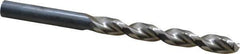 Guhring - 9.6mm 130° High Speed Steel Jobber Drill - Bright Finish, Right Hand Cut, Parabolic Flute, Straight Shank, 5-15/64" OAL, Standard Point - Eagle Tool & Supply
