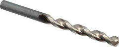Guhring - 9.75mm 130° High Speed Steel Jobber Drill - Bright Finish, Right Hand Cut, Parabolic Flute, Straight Shank, 5-15/64" OAL, Standard Point - Eagle Tool & Supply
