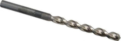 Guhring - #13 130° Cobalt Jobber Drill - Bright Finish, Right Hand Cut, Parabolic Flute, Straight Shank, 3-5/32" OAL, Standard Point - Eagle Tool & Supply