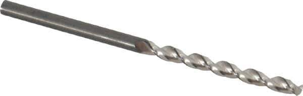Guhring - #32 130° Cobalt Jobber Drill - Bright Finish, Right Hand Cut, Parabolic Flute, Straight Shank, 2-13/32" OAL, Standard Point - Eagle Tool & Supply
