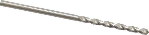 Guhring - #46 130° Cobalt Jobber Drill - Bright Finish, Right Hand Cut, Parabolic Flute, Straight Shank, 1-15/16" OAL, Standard Point - Eagle Tool & Supply