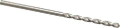 Guhring - #46 130° Cobalt Jobber Drill - Bright Finish, Right Hand Cut, Parabolic Flute, Straight Shank, 1-15/16" OAL, Standard Point - Eagle Tool & Supply