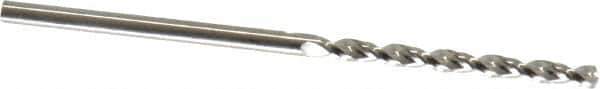 Guhring - #48 130° Cobalt Jobber Drill - Bright Finish, Right Hand Cut, Parabolic Flute, Straight Shank, 1-15/16" OAL, Standard Point - Eagle Tool & Supply