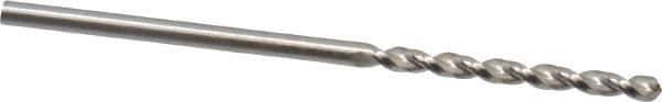 Guhring - #51 130° Cobalt Jobber Drill - Bright Finish, Right Hand Cut, Parabolic Flute, Straight Shank, 1-11/16" OAL, Standard Point - Eagle Tool & Supply