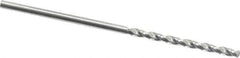 Guhring - #53 130° Cobalt Jobber Drill - Bright Finish, Right Hand Cut, Parabolic Flute, Straight Shank, 1-11/16" OAL, Standard Point - Eagle Tool & Supply