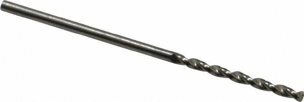 Guhring - #54 130° Cobalt Jobber Drill - Bright Finish, Right Hand Cut, Parabolic Flute, Straight Shank, 1-9/16" OAL, Standard Point - Eagle Tool & Supply