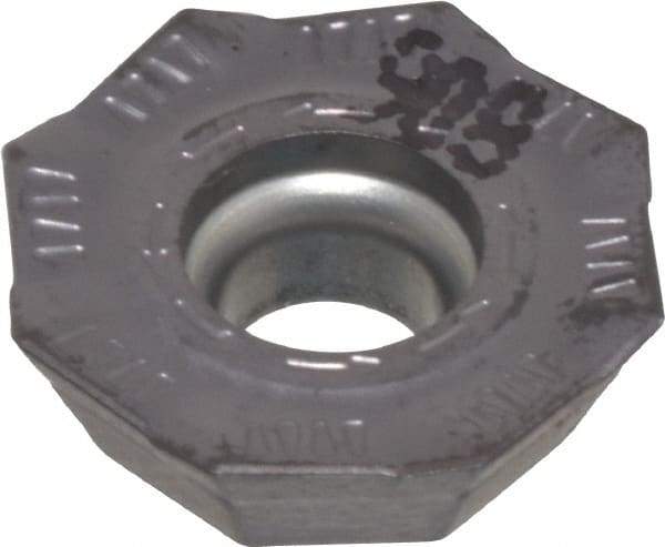 Iscar - OEMT060405 76 Grade IC908 Carbide Milling Insert - TiAlN Finish, 0.1866" Thick, 0.5618" Inscribed Circle, 0.5mm Corner Radius - Eagle Tool & Supply