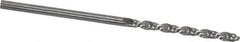 Guhring - 5/64" 130° Cobalt Jobber Drill - Bright Finish, Right Hand Cut, Parabolic Flute, Straight Shank, 1-15/16" OAL, Standard Point - Eagle Tool & Supply