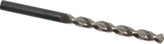 Guhring - Letter E (1/4) 130° Cobalt Jobber Drill - Bright Finish, Right Hand Cut, Parabolic Flute, Straight Shank, 3-31/32" OAL, Standard Point - Eagle Tool & Supply