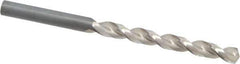 Guhring - Letter K 130° Cobalt Jobber Drill - Bright Finish, Right Hand Cut, Parabolic Flute, Straight Shank, 109mm OAL, Standard Point - Eagle Tool & Supply