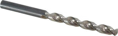 Guhring - 21/64" 130° Cobalt Jobber Drill - Bright Finish, Right Hand Cut, Parabolic Flute, Straight Shank, 4-19/32" OAL, Standard Point - Eagle Tool & Supply