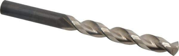 Guhring - 1/2" 130° Cobalt Jobber Drill - Bright Finish, Right Hand Cut, Parabolic Flute, Straight Shank, 5-15/16" OAL, Standard Point - Eagle Tool & Supply