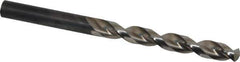 Guhring - Letter W 130° Cobalt Jobber Drill - Bright Finish, Right Hand Cut, Parabolic Flute, Straight Shank, 5-1/4" OAL, Standard Point - Eagle Tool & Supply