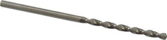 Guhring - 2.2mm 130° Cobalt Jobber Drill - Bright Finish, Right Hand Cut, Parabolic Flute, Straight Shank, 2-3/32" OAL, Standard Point - Eagle Tool & Supply