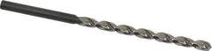 Guhring - Letter J, 130° Point, Parabolic Flute, High Speed Steel Taper Length Drill Bit - Bright Finish, 4-1/32" Flute Length, 6-1/8" OAL, Series 535 - Eagle Tool & Supply