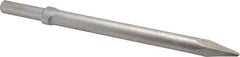 Ingersoll-Rand - 12" OAL, 0.7" Shank Diam, Moil Point Chisel - Round Drive, Round Shank, Steel - Eagle Tool & Supply