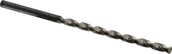 Guhring - Letter C, 130° Point, Parabolic Flute, Cobalt Taper Length Drill Bit - Bright Finish, 3-13/16" Flute Length, 5-13/16" OAL, Series 336 - Eagle Tool & Supply