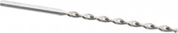 Taper Length Drill Bit: 0.1990″ Dia, 130 ° Bright/Uncoated, RH Cut, Parabolic Flute, Straight Shank, Series 501