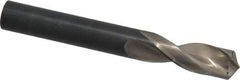 Guhring - 29/64" 130° Parabolic Flute High Speed Steel Screw Machine Drill Bit - Bright Finish, Right Hand Cut, 1-27/32" Flute Length, 3-3/4" OAL, Standard Point, Straight Shank - Eagle Tool & Supply